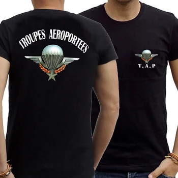 Francúzskej cudzineckej Légie, ŤUKNITE na položku Vojská Vzduchom Odznak T-Tričko Krátky Rukáv Bežné 100% Bavlny O-Krku Lete Mens T-shirt
