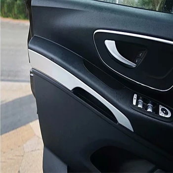 Príslušenstvo vhodné pre Mercedes-Benz Vito W447 2014 - 2018 Predné Dvere Auta Doorknob Rukoväť Miska Pásy Tvarovanie Krytu Auta Výbava