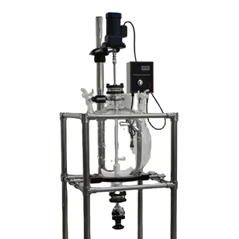 50L Vysokej Borosilikátového skla laboratórne kvapalina oddelenia oleja, vody, plynu, cyklónový odlučovač,