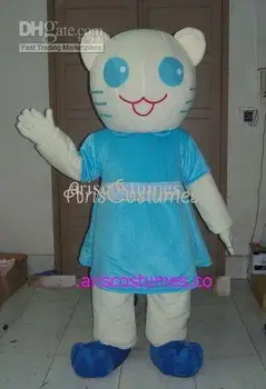Nové Dospelých Najlepšie Predaj Roztomilý Modrá Mačka Zvierat Cartoon Maskot Kostým Vianočné Maškarný Halloween Kostým Maskota